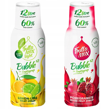 SYROPY FRUTTAMAX CYTRYNA LIMONKA LIGHT GRANAT 12 L
