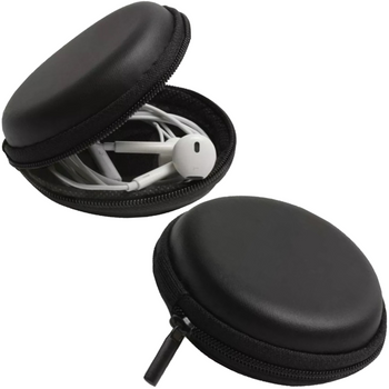 Etui na słuchawki przewodowe czarne (małe)