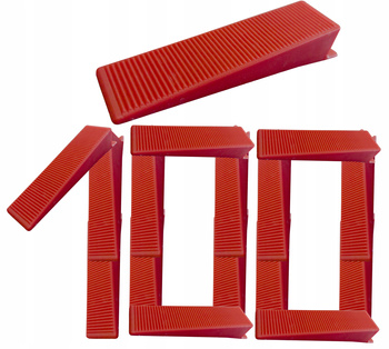 Klin do poziomowania płytek (zestaw po 100 sztuk)