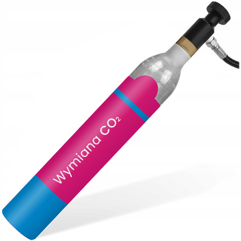 GAZ DO NAPEŁNIENIA RÓŻOWEJ BUTLI SODA QC DO SATURATORA TERRA ART GAIA DUO