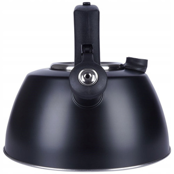 Stalowy czajnik z gwizdkiem 3L BLACK