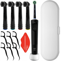 Oral-B Vitality Pro D103 Protect X Clean (Cross Action Black) + 4 końcówki  + etui