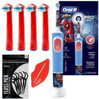 SZCZOTECZKA DO ZĘBÓW ORAL-B VITALITY PRO 103 KIDS SPIDERMAN + DODATKI