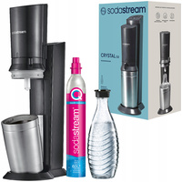 Saturator SodaStream Crystal 3.0 QuickConnect Czarny Jedna Butelka