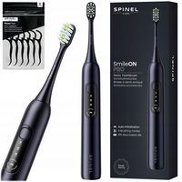 Szczoteczka SpinelCare SmileOn PRO Black + wykałaczki