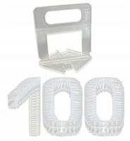 Klips do poziomowania płytek 1.5 mm (zestaw po 100 sztuk)