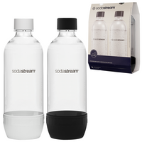 Butelki SodaStream 2x1L JET Czarna/Biała