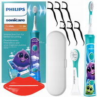 Szczoteczka Soniczna Philips for Kids Hx6322/04 + Etui Podróżne