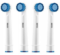 4 KOŃCÓWKI SENSITIVE CLEAN DO SZCZOTECZEK ORAL-B