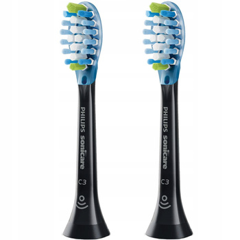 2 KOŃCÓWKI PHILIPS HX9041/33 PLAQUE DEFENCE BLACK