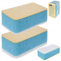 Gąbka kuchenna 2szt 14x7x4,5cm