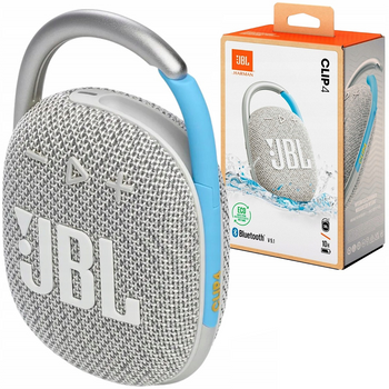 Przenośny głośnik JBL CLIP 4 Eco White