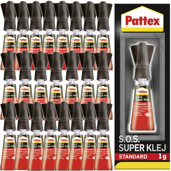 24x PATTEX S.O.S. KLEJ STANDARD BŁYSKAWICZNY 1G