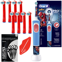 SZCZOTECZKA DO ZĘBÓW ORAL-B VITALITY PRO 103 KIDS SPIDERMAN + DODATKI