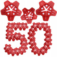 Gwiazdki dystansowe do poziomowania płytek (zestaw po 50 sztuk)