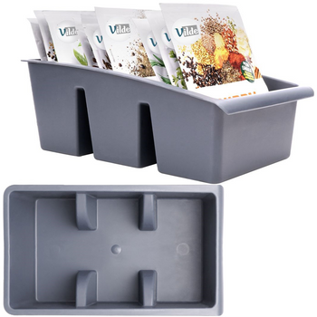 Organizer na torebki z przyprawami (szary)