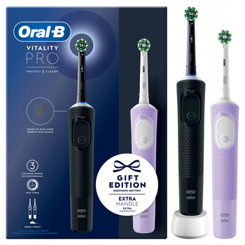 Oral-B Vitality Pro D103 Duo Black/Lilac Violet