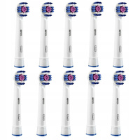 10 x ORYGINALNE KOŃCÓWKI DO SZCZOTECZKI BRAUN ORAL-B 3D WHITE EB-18P