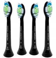 4x KOŃCÓWKA PHILIPS DIAMOND CLEAN HX6064 BLACK