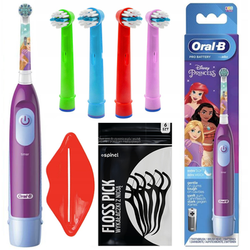 Szczoteczka Oral-B Advance Księżniczki Princess +zam. Kids Color x4
