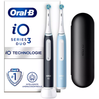 Szczoteczka Oral-B iO Series 3n Dwupak Matt Black + Ice Blue