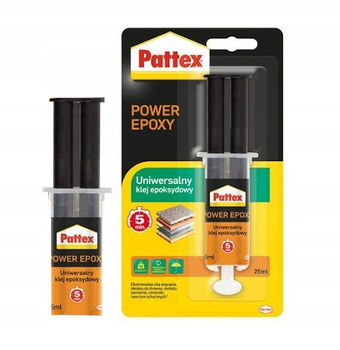 Klej Pattex Power Epoxy uniwersalny epoksydowy 5 min 25ml