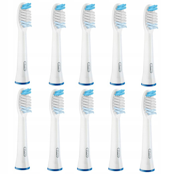 10x KOŃCÓWKA DO SZCZOTECZKI ORAL-B BRAUN PULSONIC CLEAN ORYGINALNA