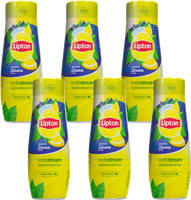 6X SYROP SODASTREAM LIPTON ICE TEA CYTRYNA KONCENTRAT DO SATURATORA