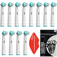 12 KOŃCÓWEK DO SZCZOTECZKI ORAL-B ORTODONTYCZNE