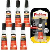 6x PATTEX S.O.S. KLEJ UNIWERSALNY BŁYSKAWICZNY