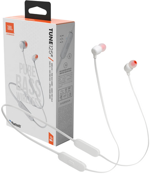 Słuchawki JBL TUNE 125BT Pure Bass White